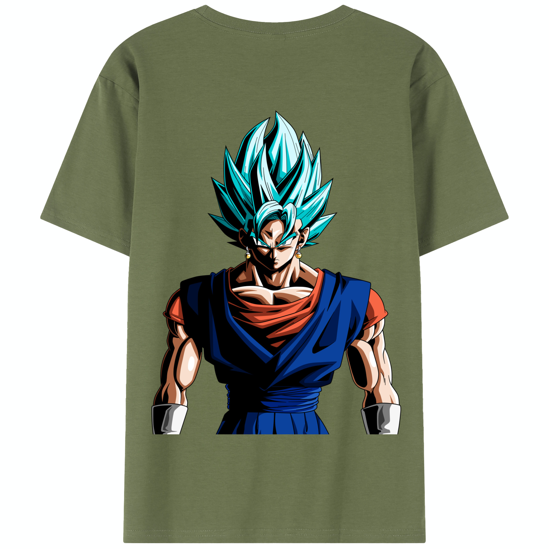 （画像用） ドラゴンボール ベジット DRAGON BALL Vegetto 綿100％半袖Tシャツ（背面プリント）